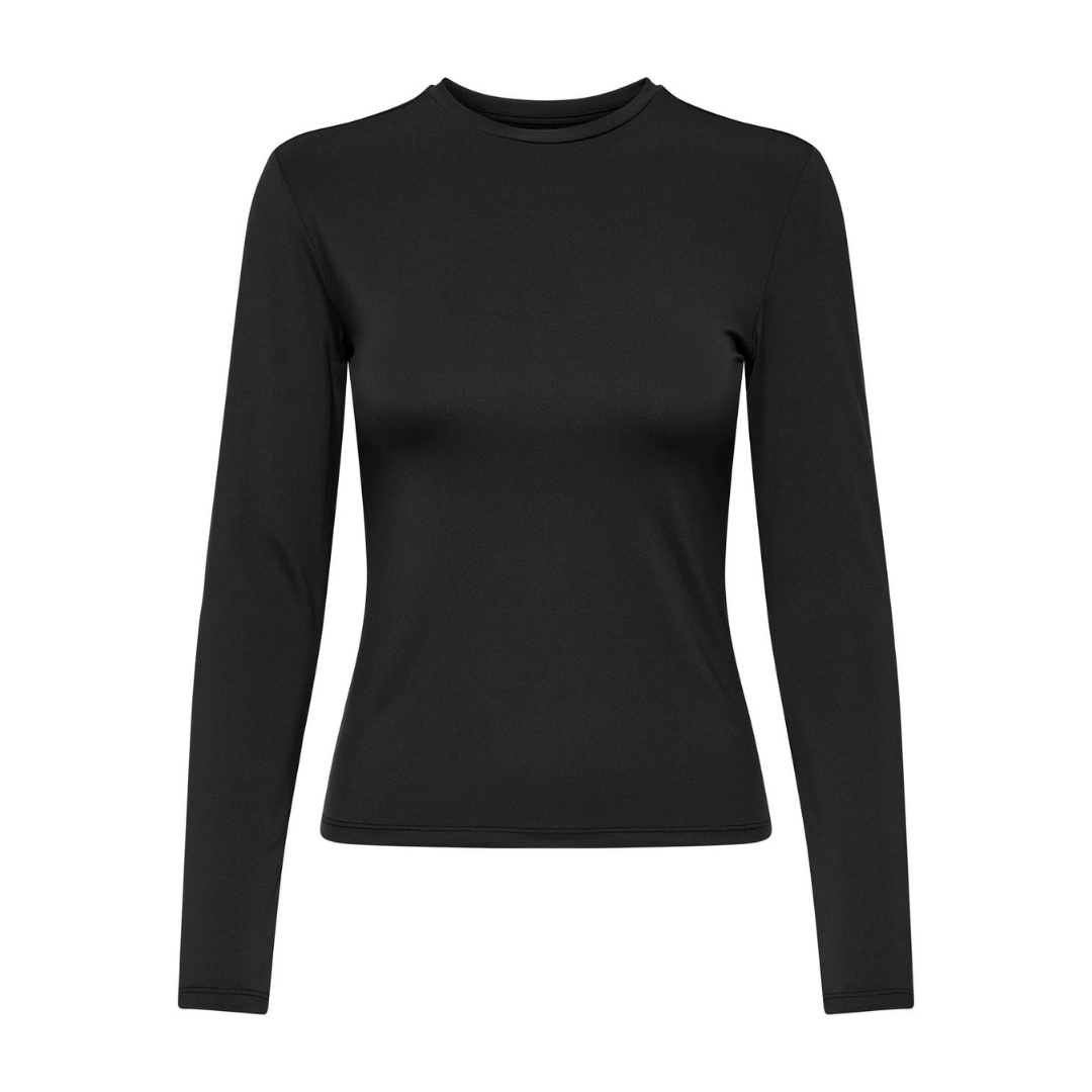 ONLY - LANGÆRMET T-SHIRT - EA 15331599 - SORT
