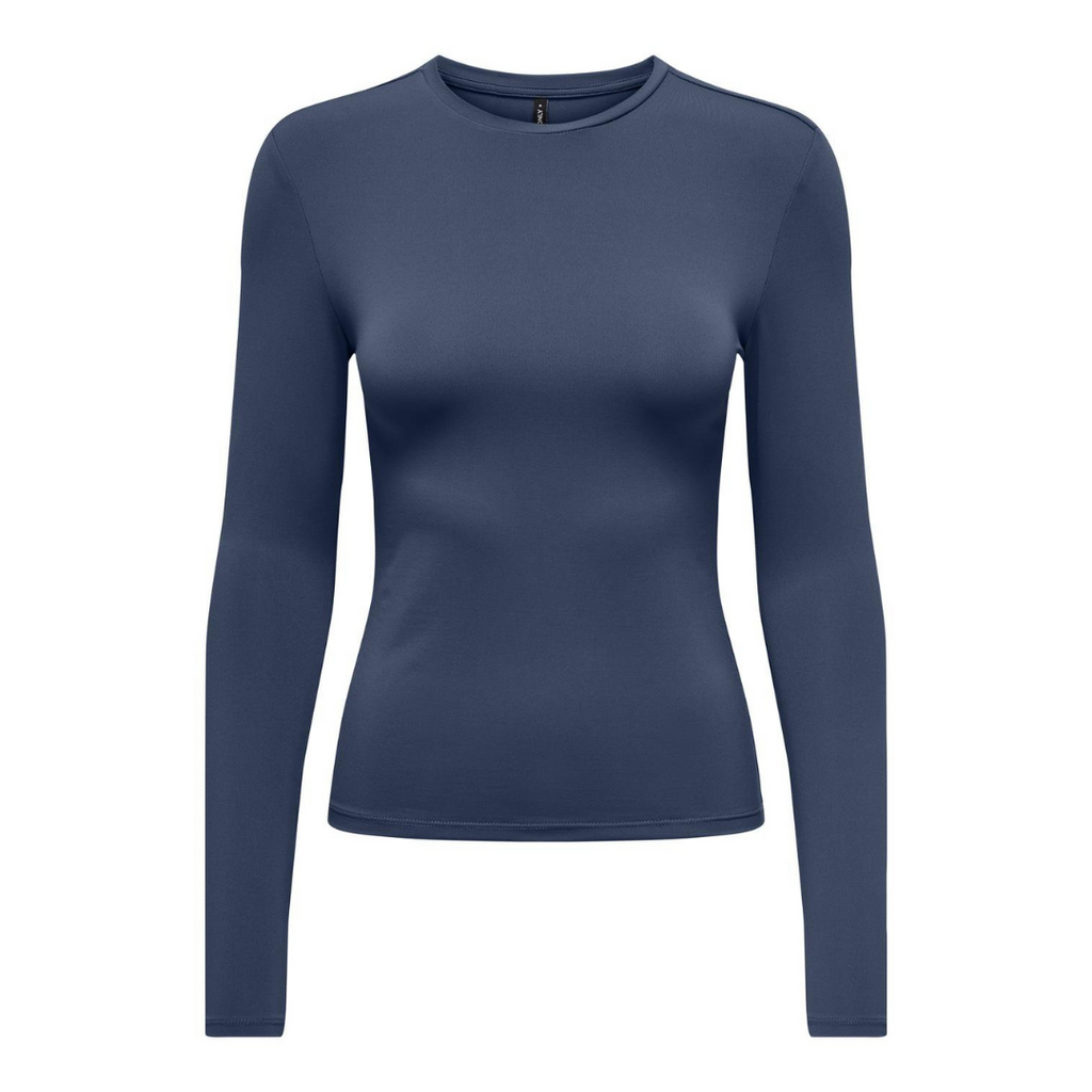 ONLY - LANGÆRMET T-SHIRT - EA 15331599 - VINTAGE INDIGO