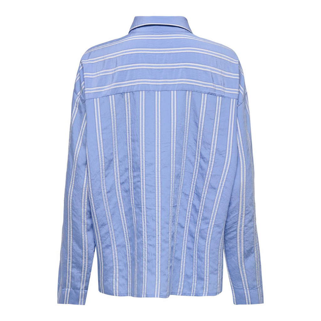 ONLY - SKJORTE - ESTHER SAGA BUTTON 15343217 - MOONLIGHT BLUE/CLOUD DANCER