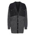 PULZ - CARDIGAN - ANKE 50207876 - BLACK DENIM