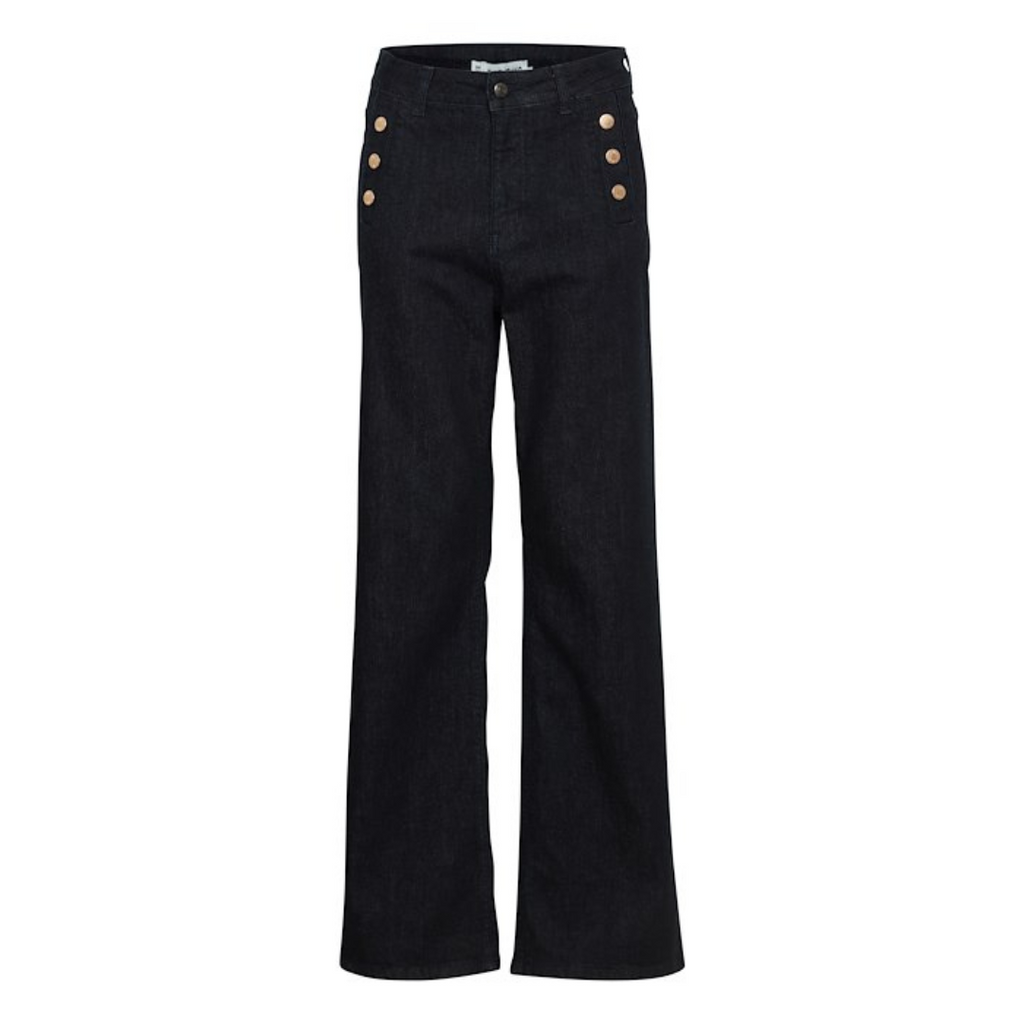 PULZ - JEANS - MAEVE 50208269 - DARK BLUE DENIM