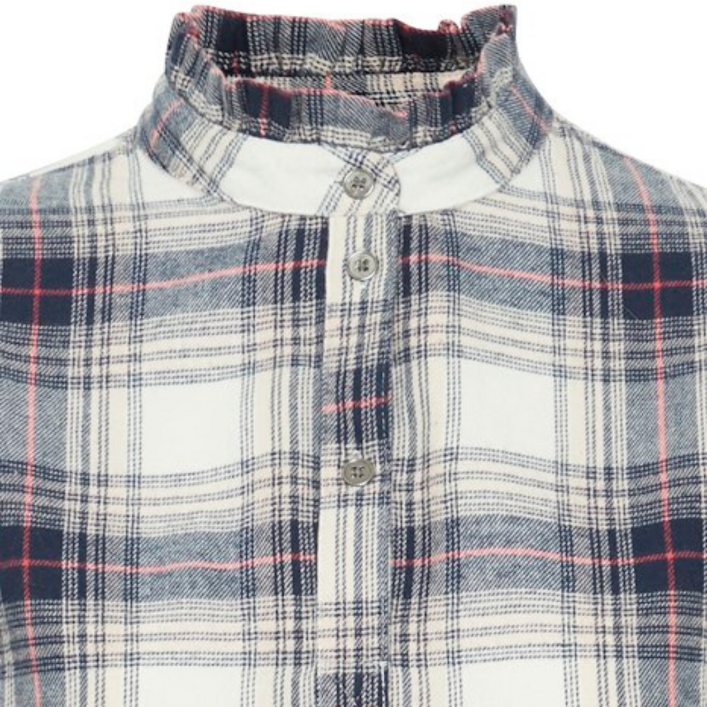 PULZ - BLUSE - EVIE 50208306 - ROSE CHECK