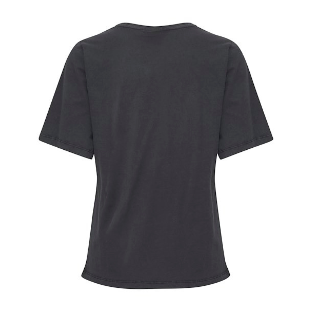 PULZ - T-SHIRT - ELONA TIGER 50208310 - BLACK BEAUTY