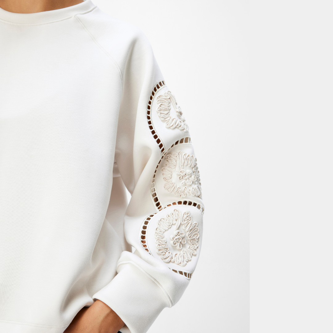 OBJECT - SWEATSHIRT - DORINA 23045024 - WHITE SAND