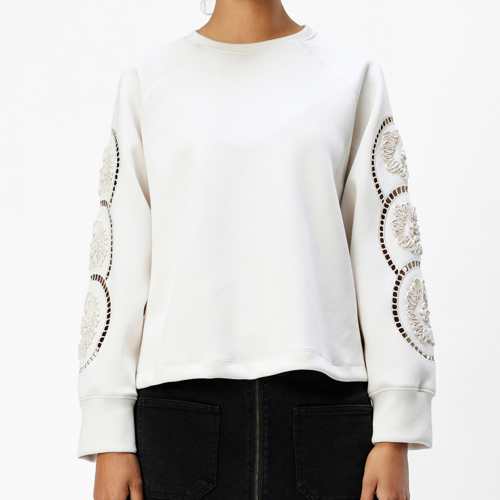 OBJECT - SWEATSHIRT - DORINA 23045024 - WHITE SAND