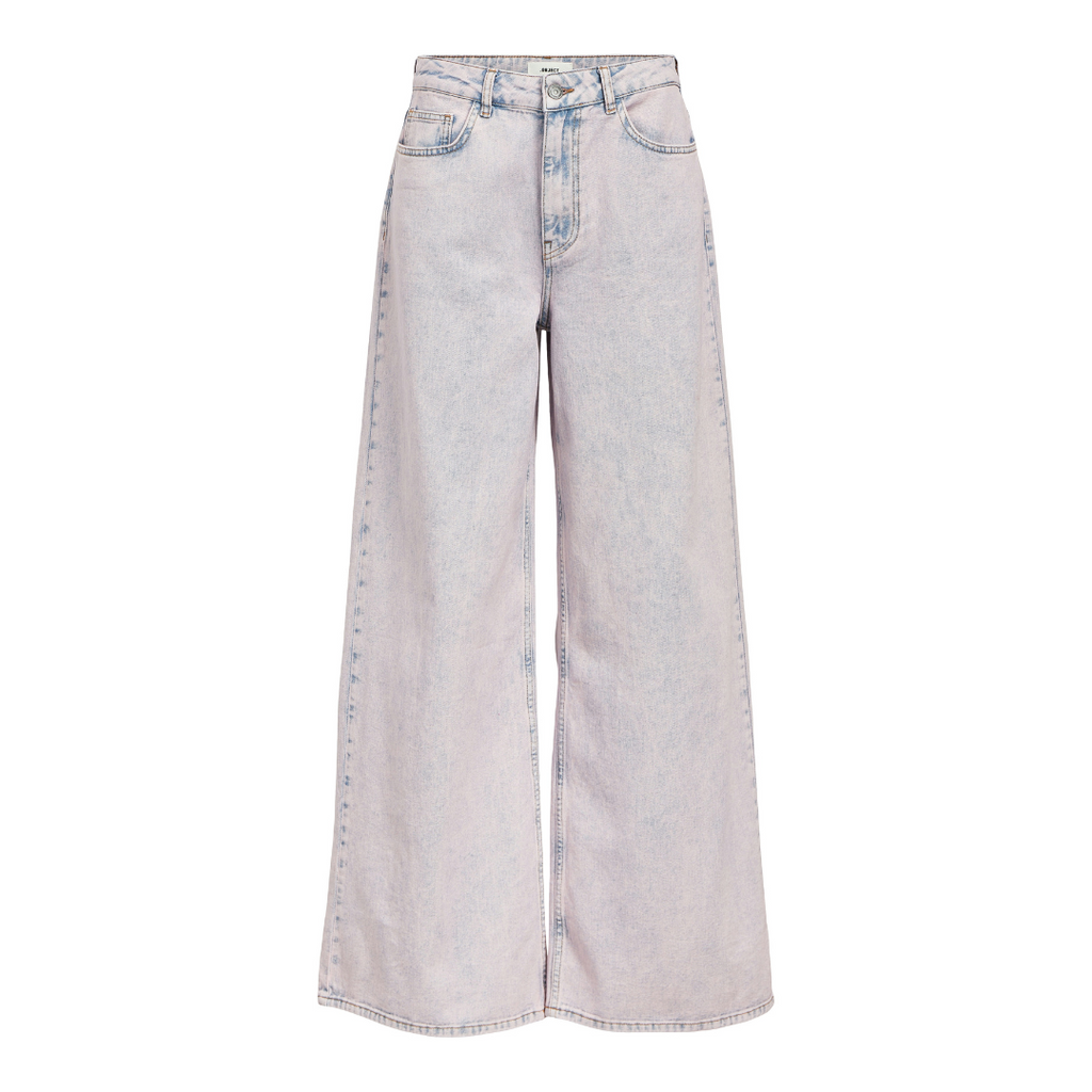 OBJECT - JEANS - GABRIELLE 23045662 - PINK FROSTING WASHED DENIM