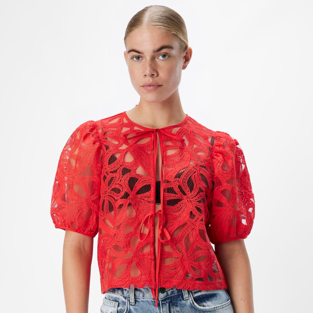 OBJECT - TOP - ROSE 23045899 - FLAME SCARLET