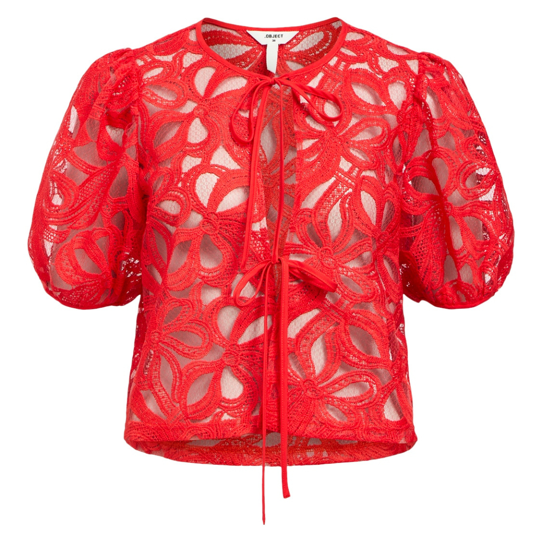 OBJECT - TOP - ROSE 23045899 - FLAME SCARLET