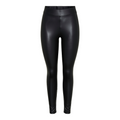 PIECES - LEGGINGS - NEW SHINY 17118562 - SORT