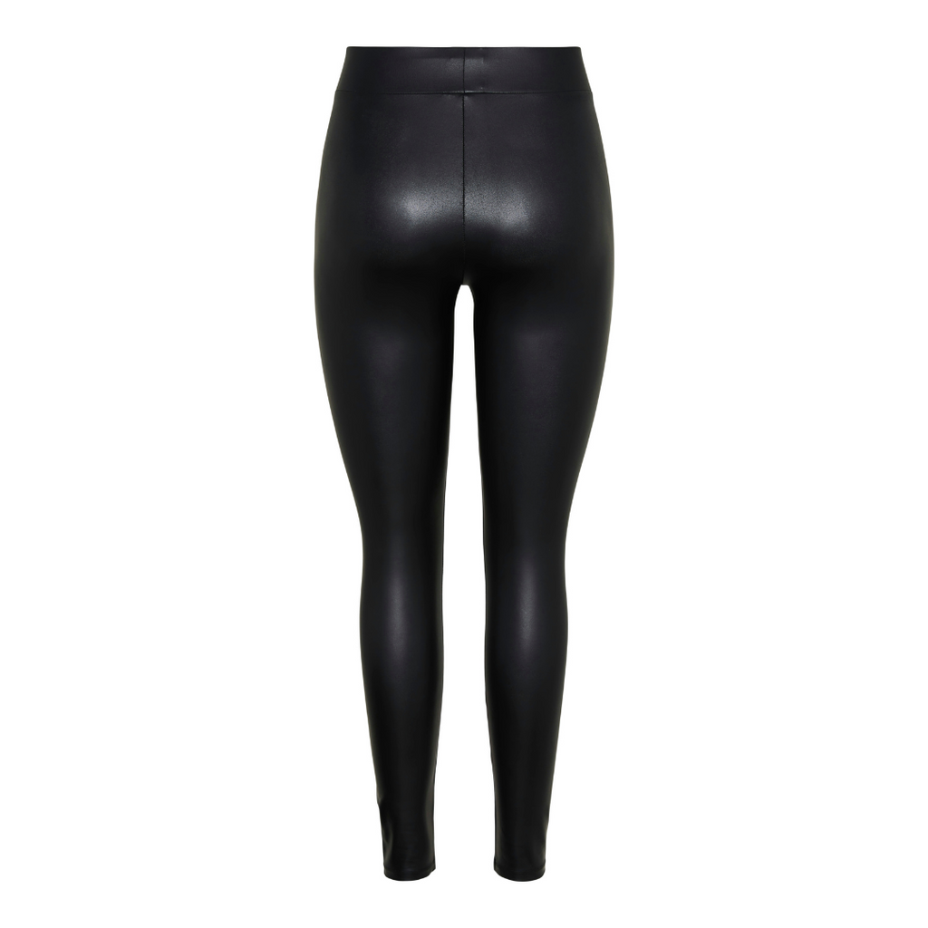 PIECES - LEGGINGS - NEW SHINY 17118562 - SORT