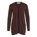 VILA - CARDIGAN - RIL 14044041 - COFFEE BEAN