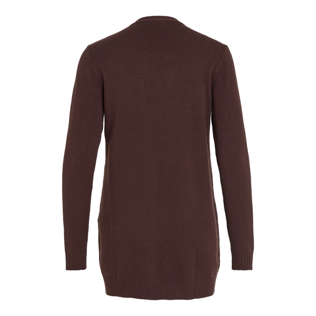 VILA - CARDIGAN - RIL 14044041 - COFFEE BEAN