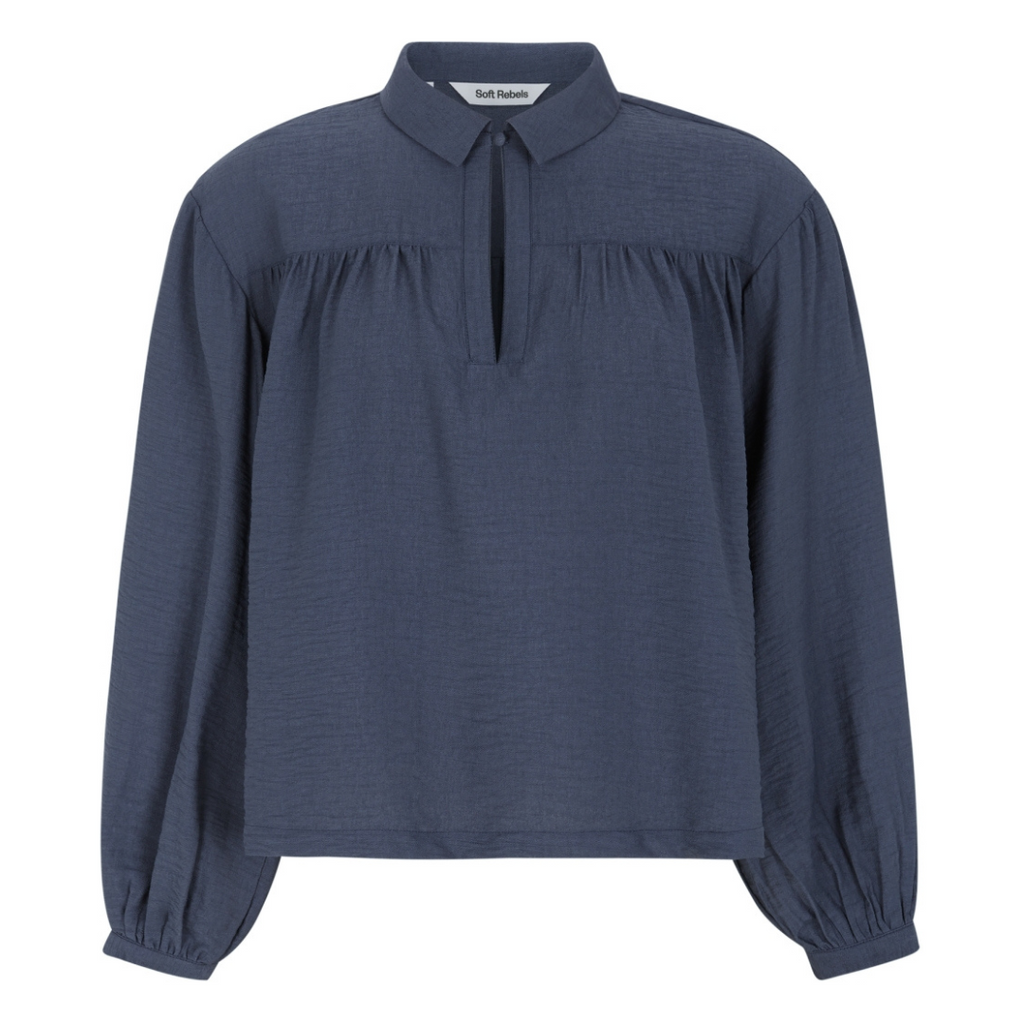 SOFT REBELS - BLUSE - SYDNEY SR524-708 - OMBRE BLUE