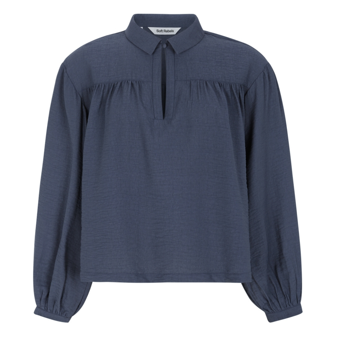 SOFT REBELS - BLUSE - SYDNEY SR524-708 - OMBRE BLUE