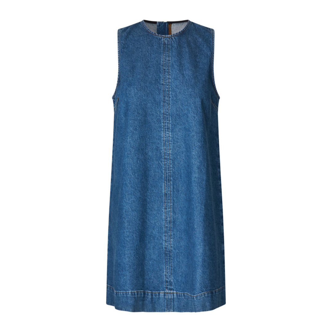 GLOBAL FUNK - DENIMKJOLE - RHIANN 58430222 - VINTAGE BLUE WASH