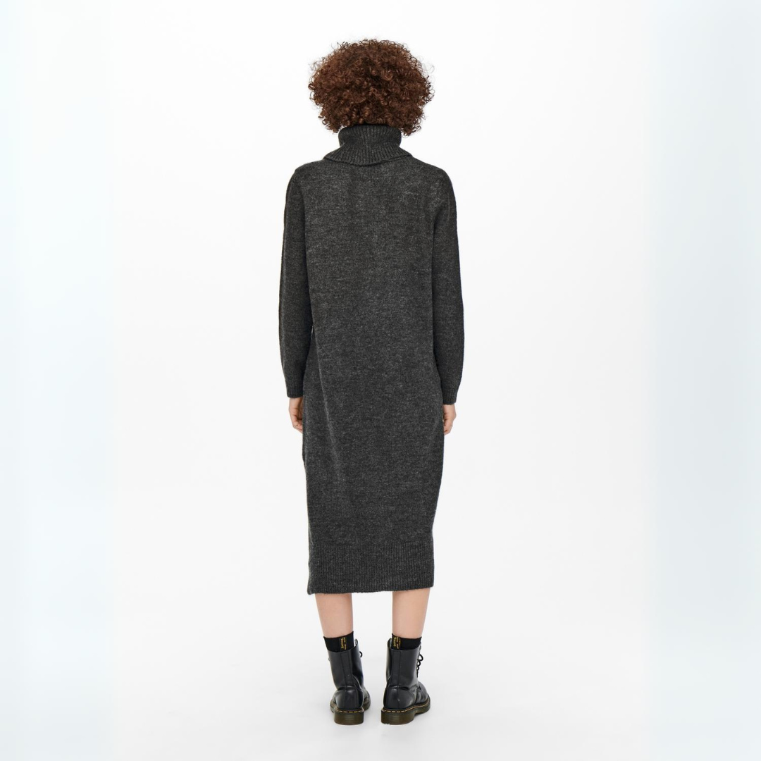ONLY - STRIKKJOLE - BRANDIE 15214595 - DARK GREY MELANGE