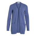 VILA - CARDIGAN - RIL 14044041 - BIJOU BLUE/DARK MELANGE