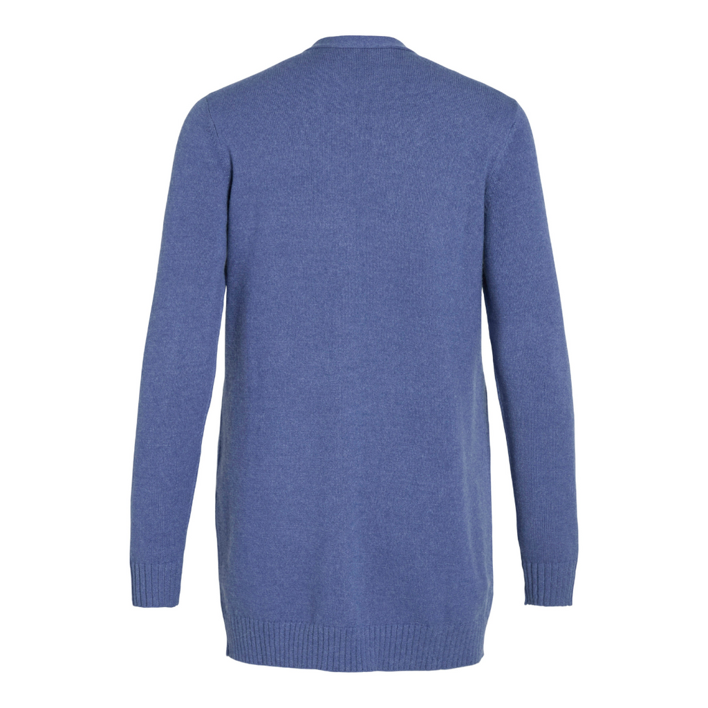 VILA - CARDIGAN - RIL 14044041 - BIJOU BLUE/DARK MELANGE