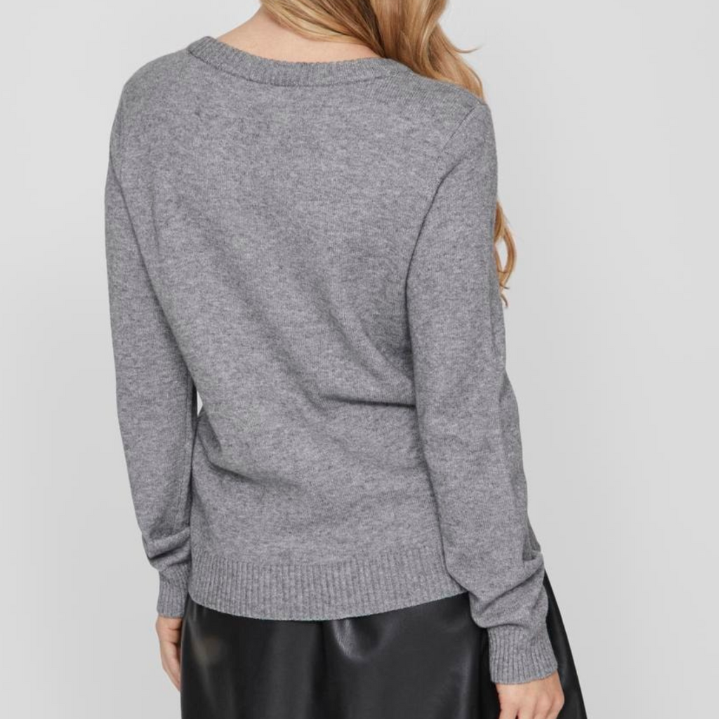 VILA - STRIK - RIL 14054177 - MEDIUM GREY MELANGE