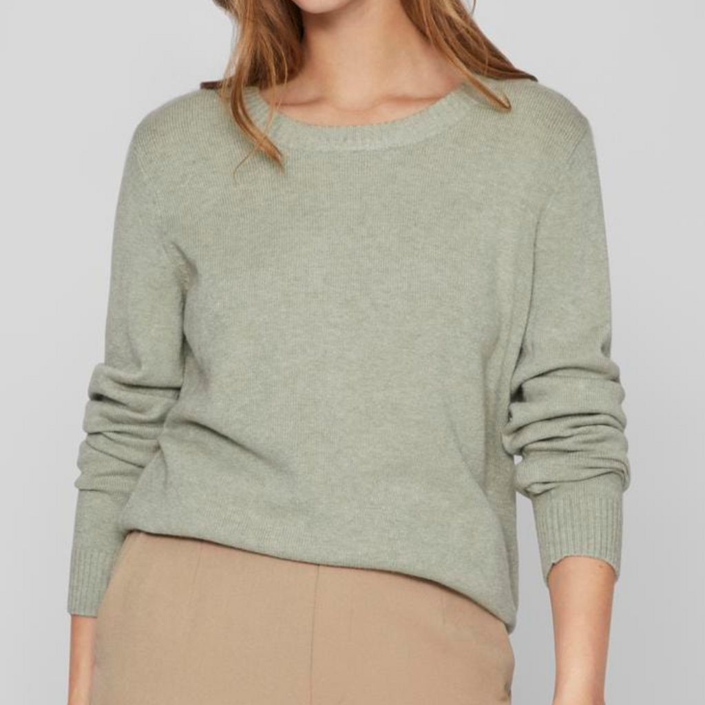 VILA - STRIK - RIL 14054177 - OIL GREEN MELANGE