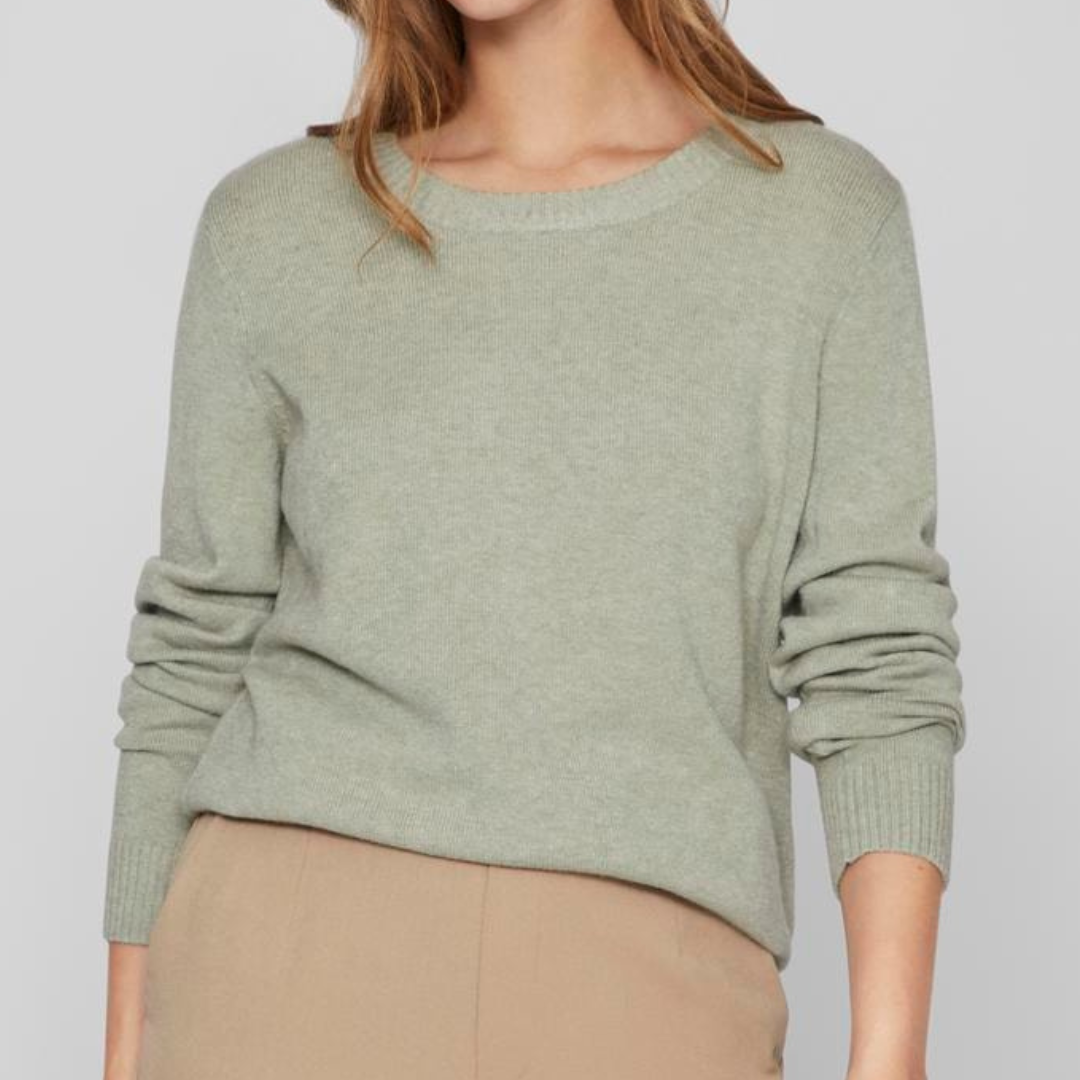 VILA - STRIK - RIL 14054177 - OIL GREEN MELANGE