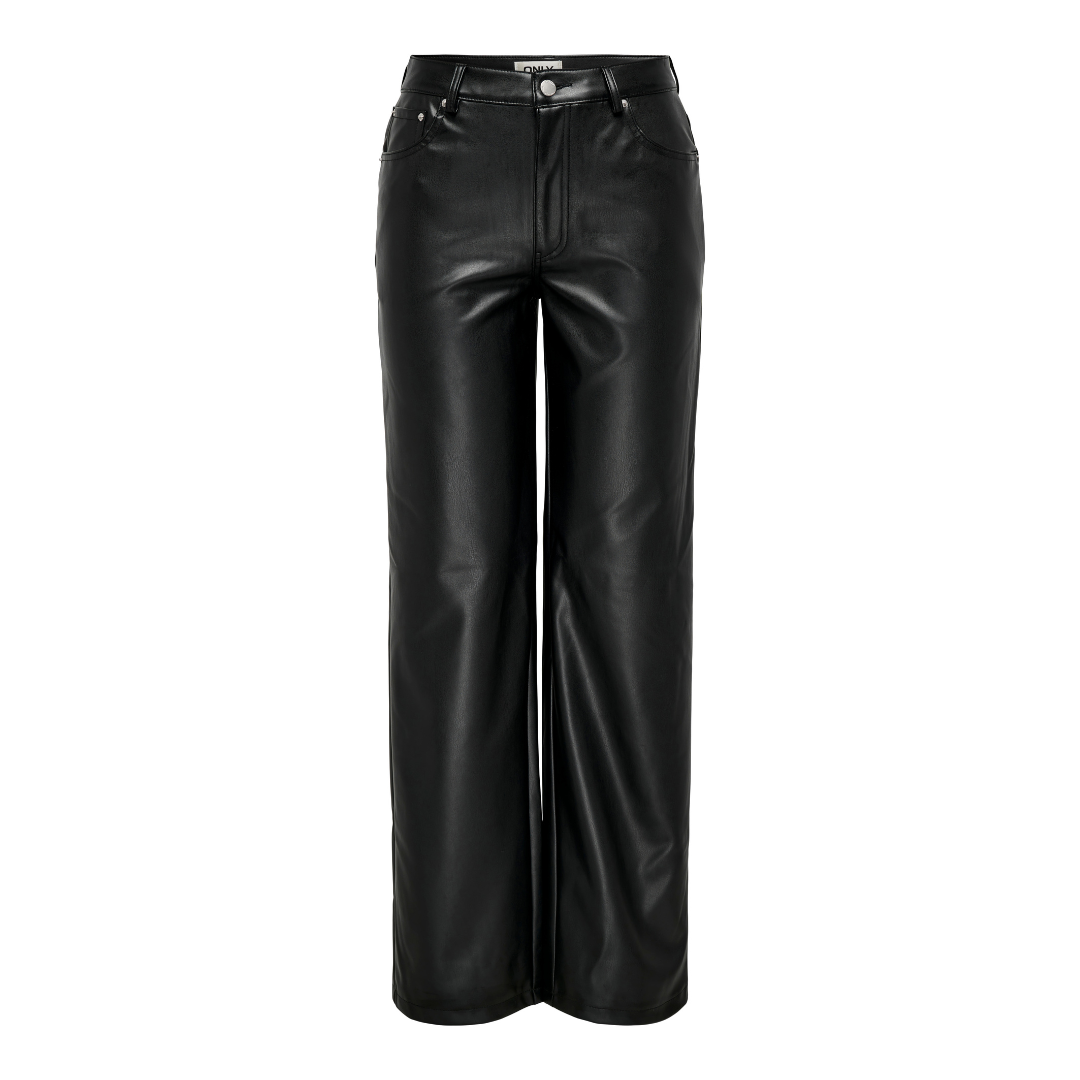 ONLY - BUKS - KIRI FAUX LEATHER 15324777 - BLACK