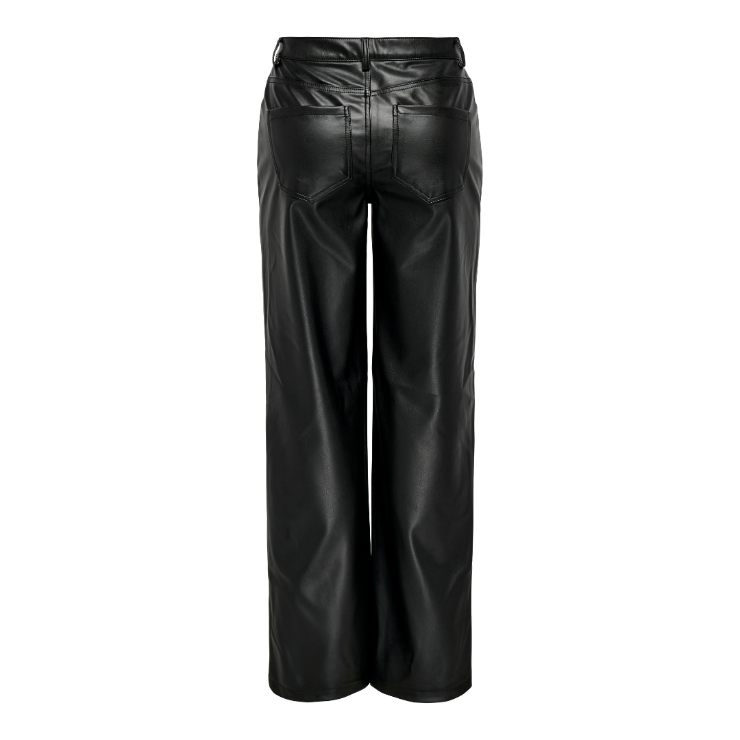 ONLY - BUKS - KIRI FAUX LEATHER 15324777 - BLACK
