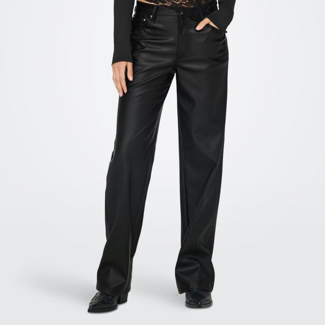 ONLY - BUKS - KIRI FAUX LEATHER 15324777 - BLACK