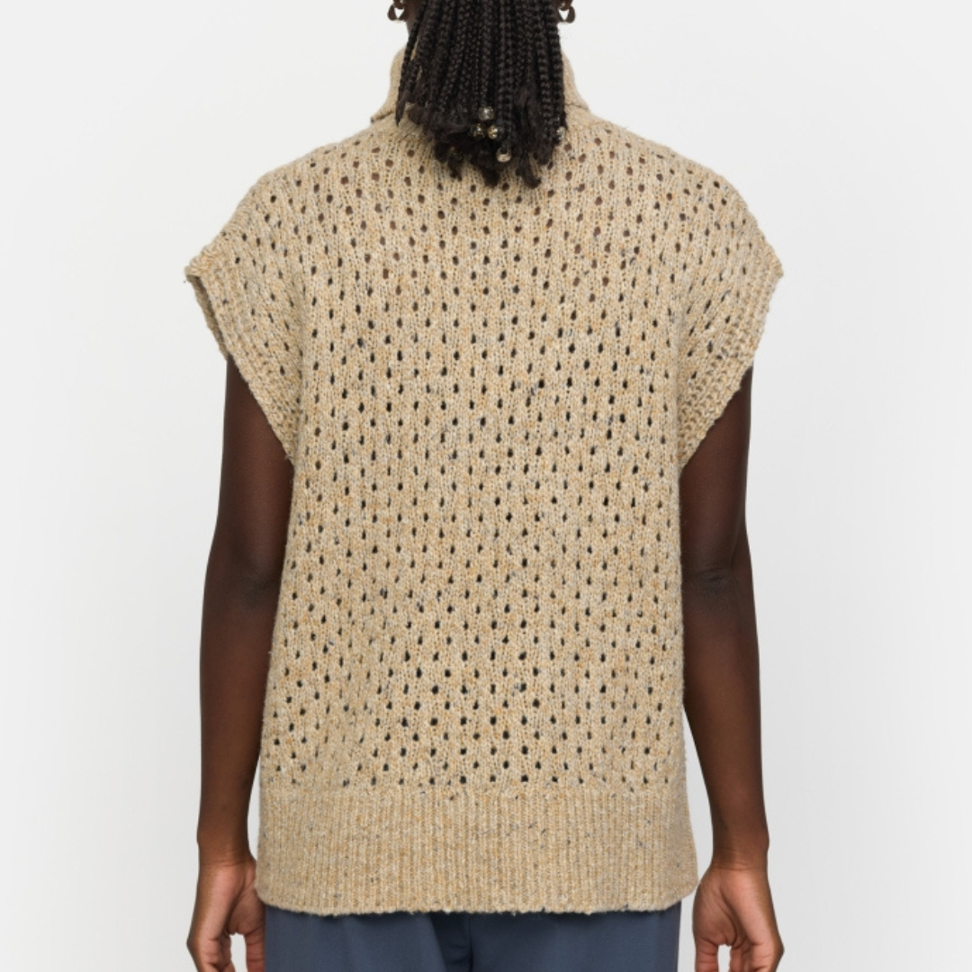 SOFT REBELS - VEST - SILA SR524-212 - TAOS TAUPE