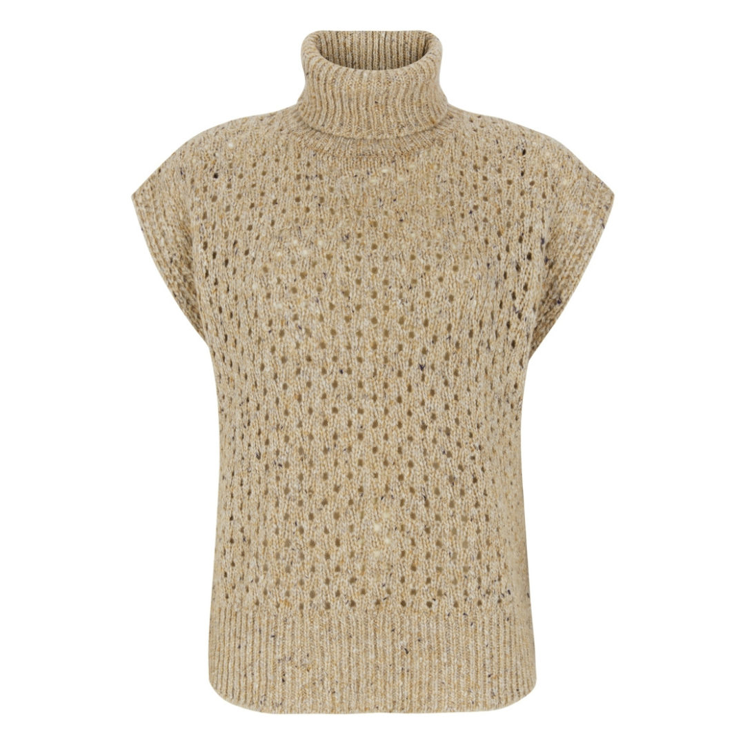 SOFT REBELS - VEST - SILA SR524-212 - TAOS TAUPE