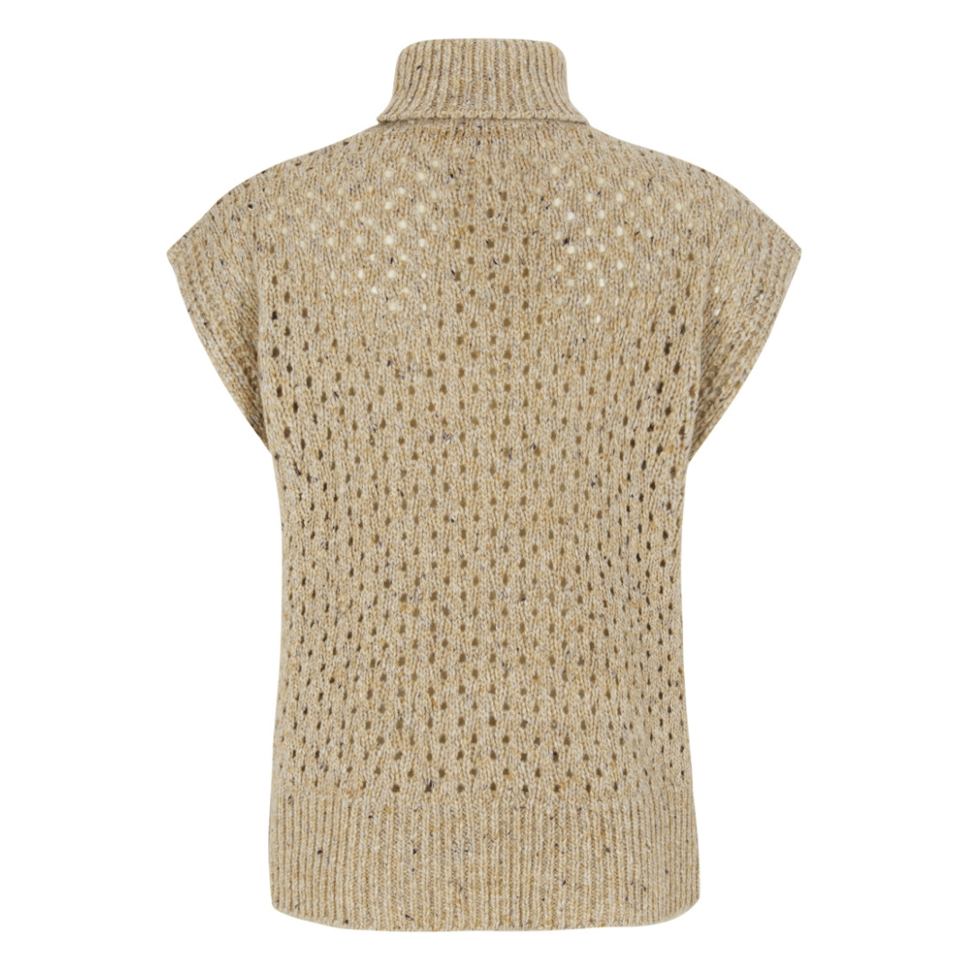 SOFT REBELS - VEST - SILA SR524-212 - TAOS TAUPE