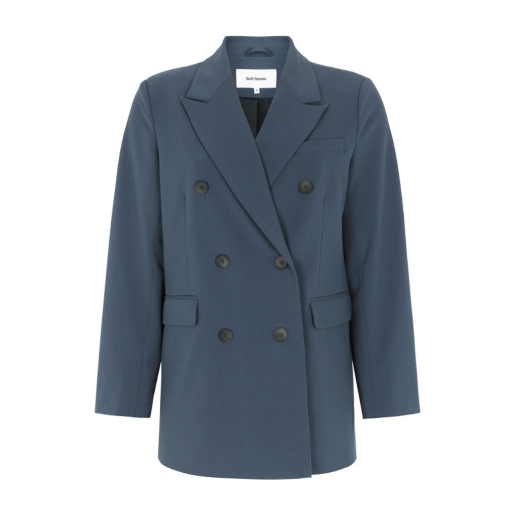 SOFT REBELS - BLAZER - JEN SR524-748 - OMBRE BLUE MELANGE