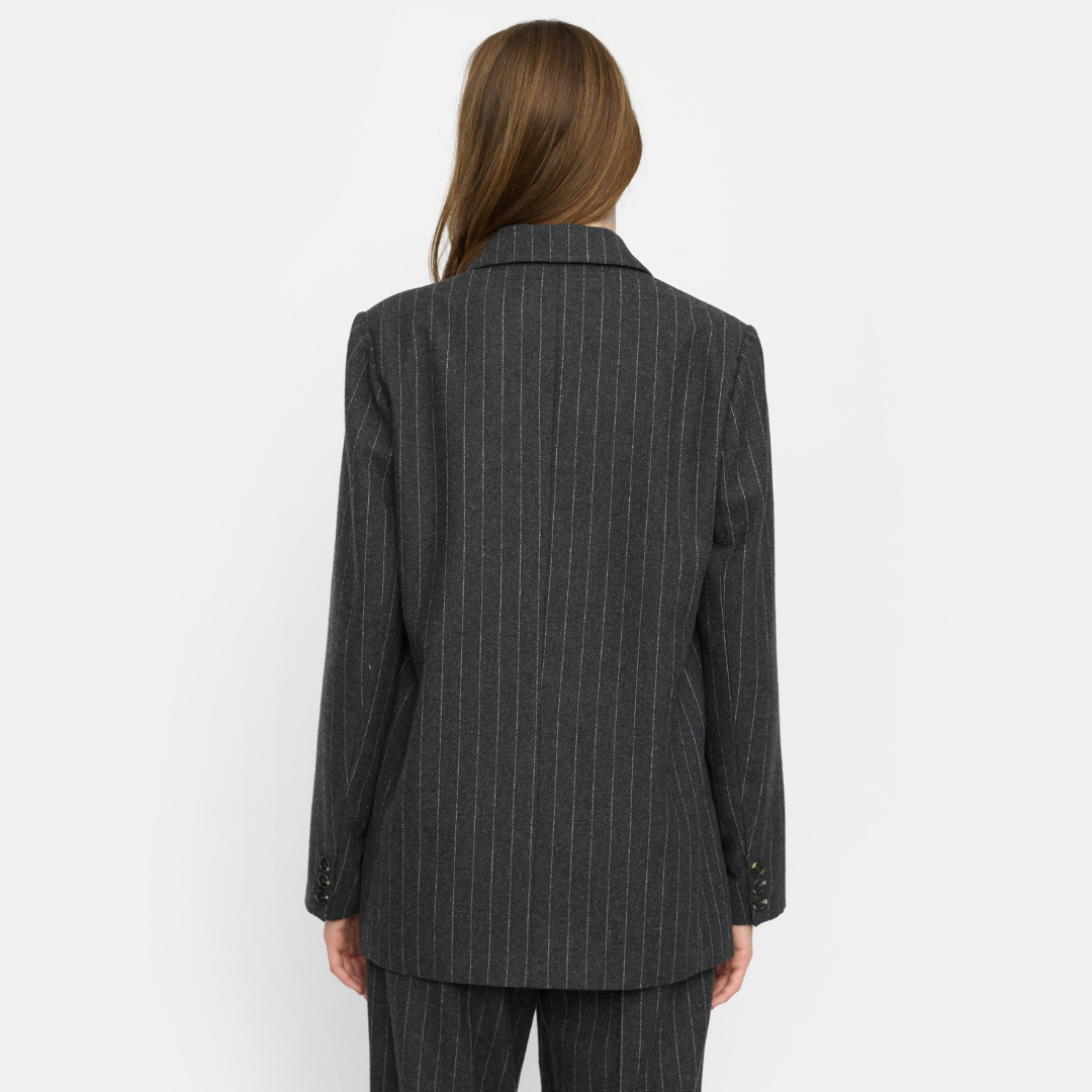 SOFT REBELS - BLAZER - EMERY SR624-717 - DARK GREY MELANGE