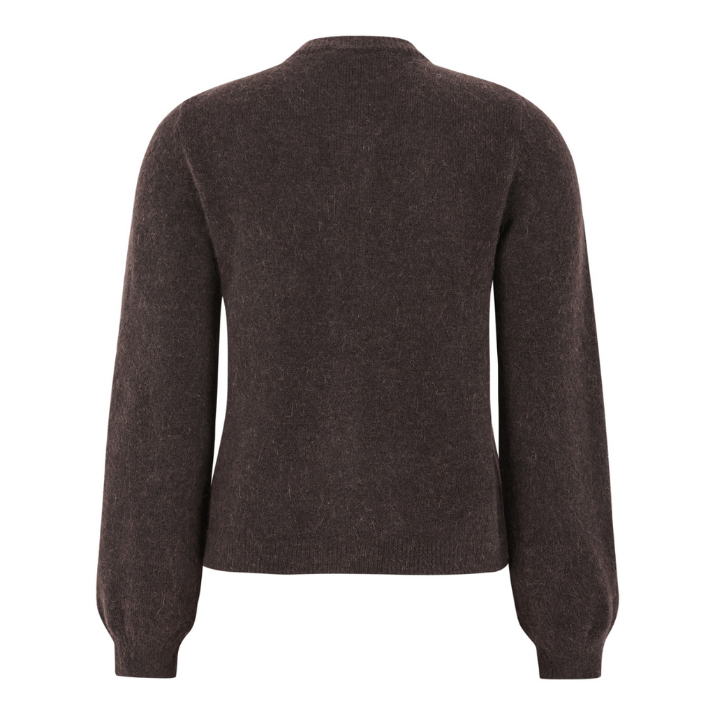 SOFT REBELS - CARDIGAN - ALLISON SRX2112-200 - CHOCOLATE PLUM MELANGE
