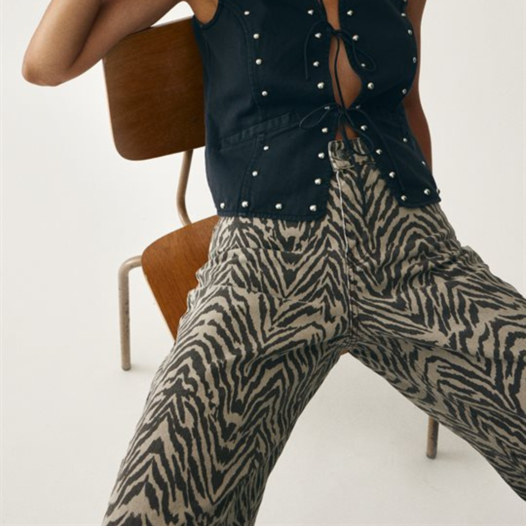 GLOBAL FUNK - JEANS - CADIAN 73249852 - ZEBRA MIST