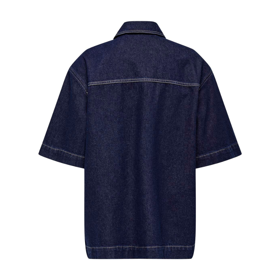 ONLY - SKJORTE - SOPHIE 15295757 - DARK BLUE DENIM