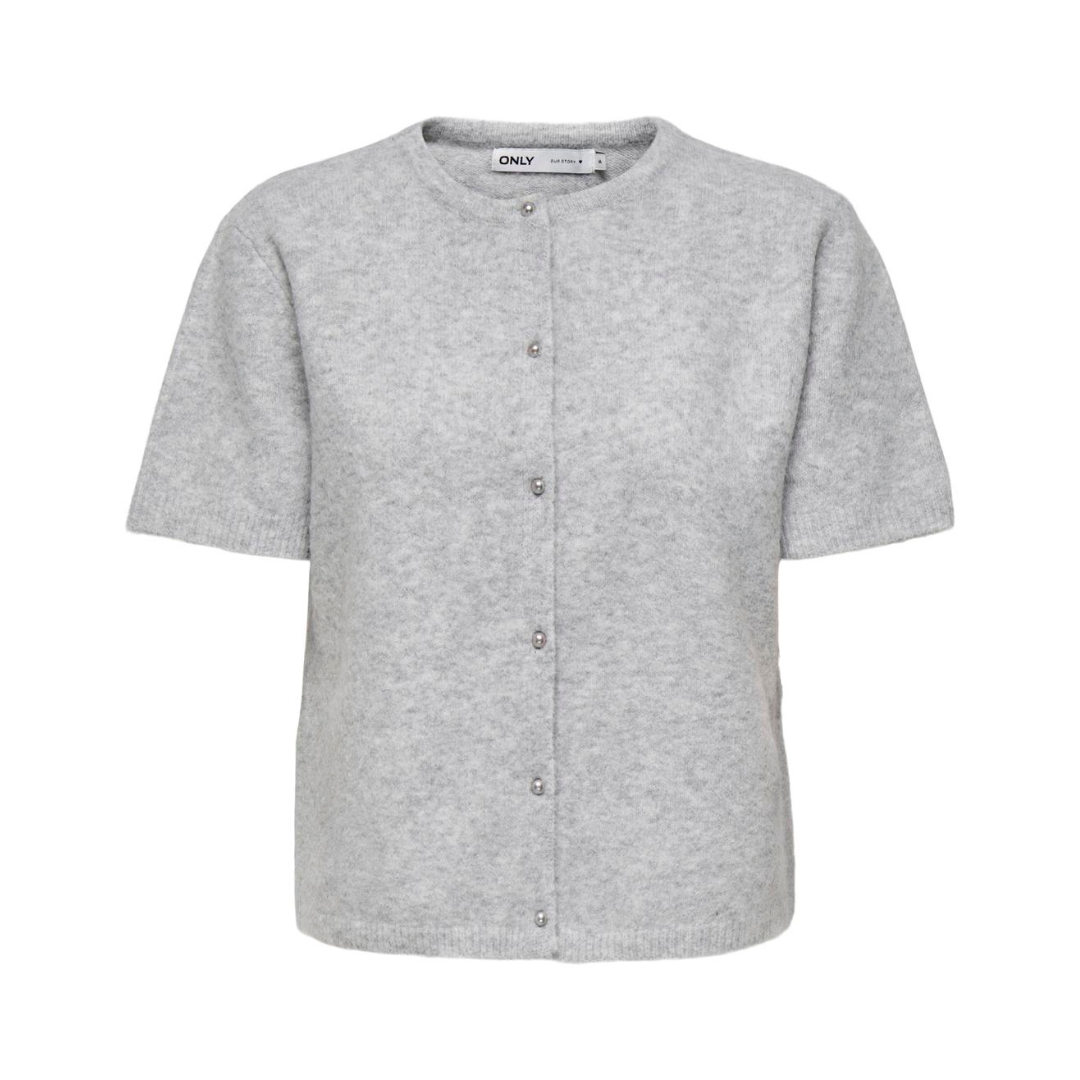 ONLY - CARDIGAN - ELLA 15347242 - LIGHT GREY MELANGE