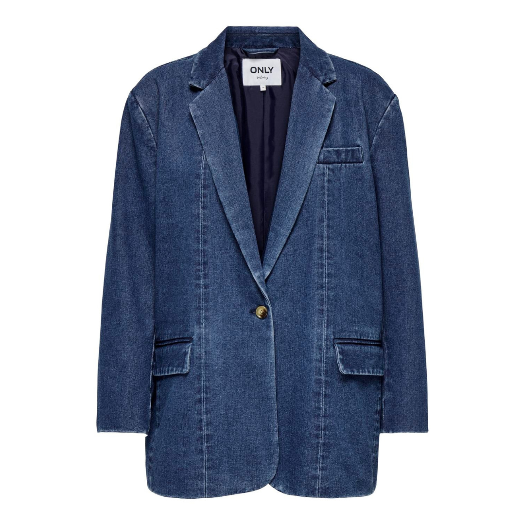 ONLY - BLAZER - CORY 15338592 - MEDIUM BLUE DENIM