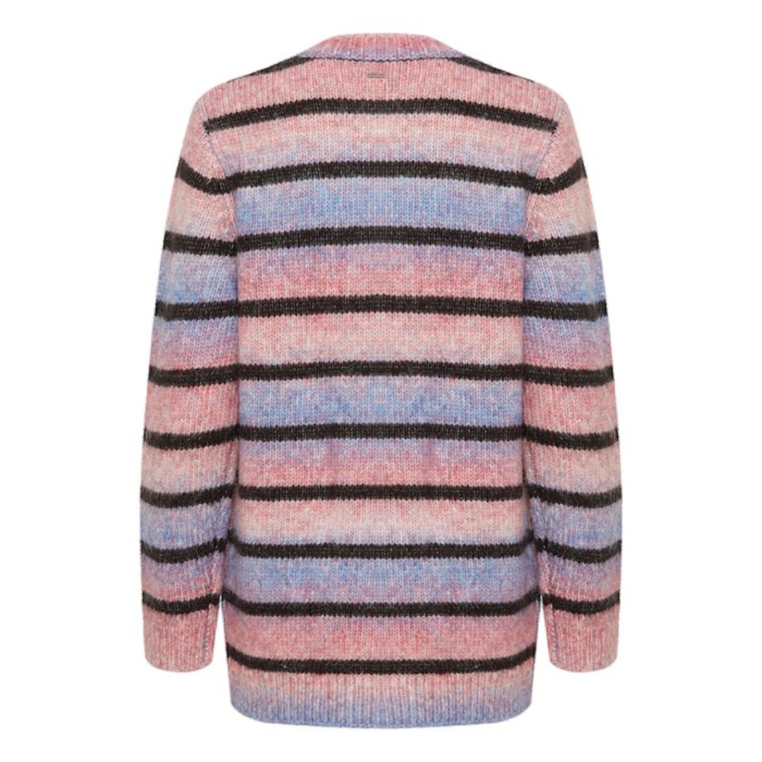 PULZ - CARDIGAN  - MARINA 50208185 - CALYPSO CORAL