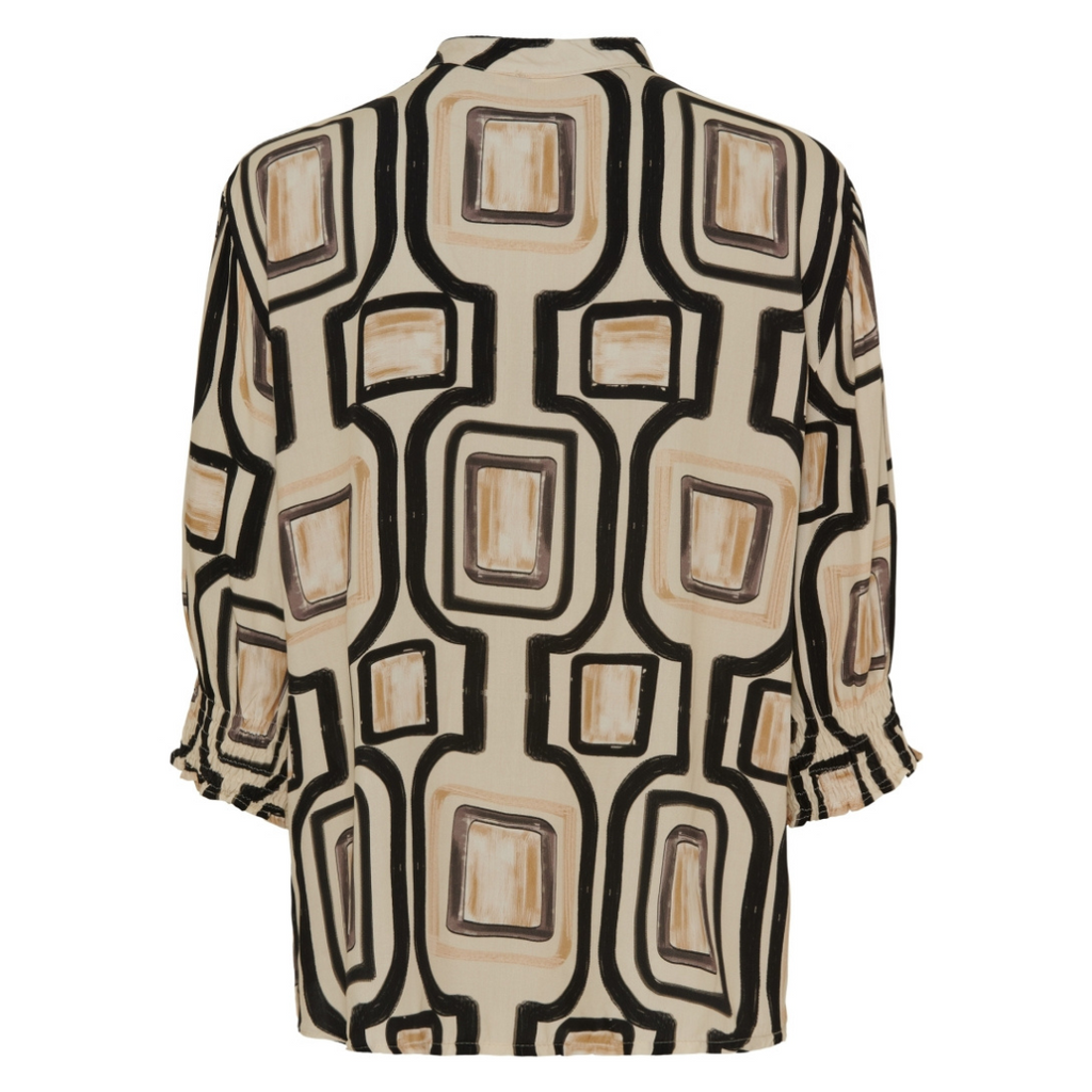 MARTA DU CHATEAU - BLUSE - UNNUR 6317 - BEIGE FW 10112