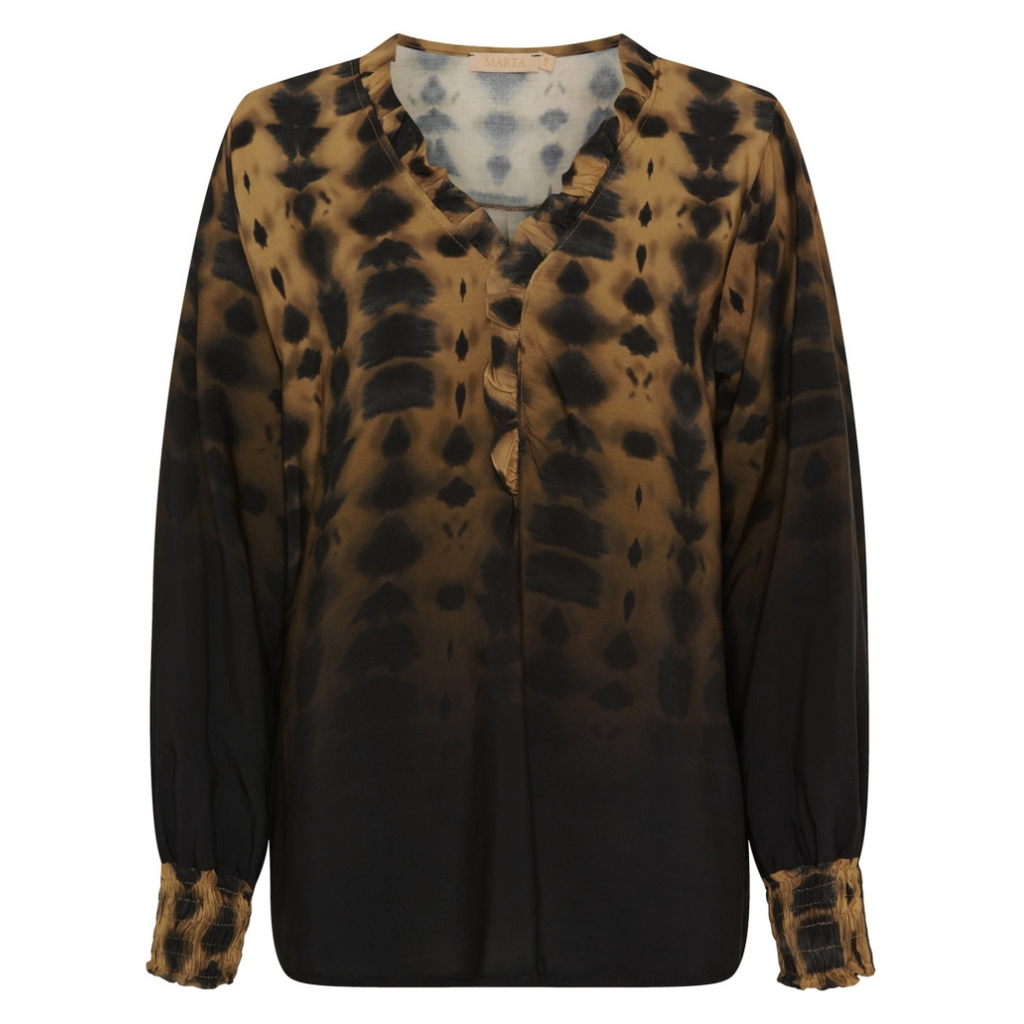 MARTA DU CHATEAU - BLUSE - MAYRA 6426 - NERO 079SMN