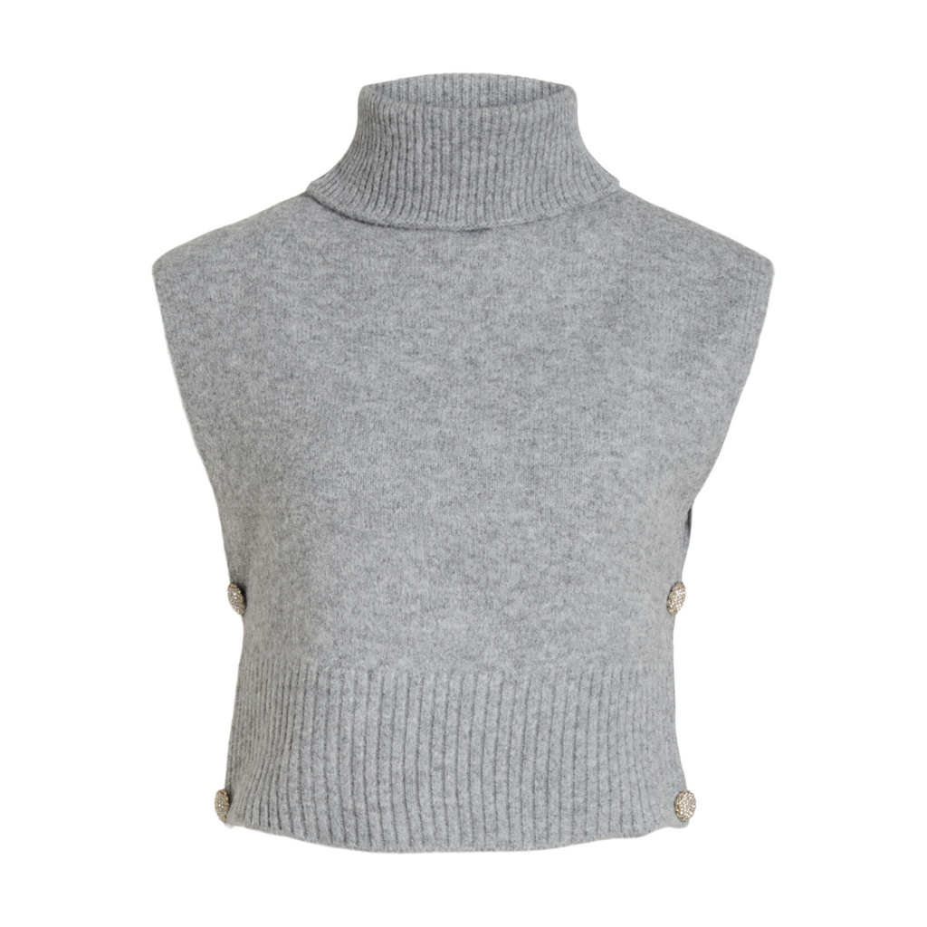 VILA - KRAVE - LYLA 14089425 - LIGHT GREY MELANGE