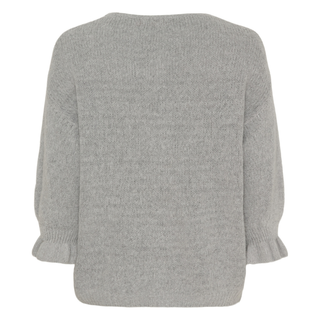 MARTA DU CHATEAU - CARDIGAN - JULIANA 2413 - LIGHT GREY