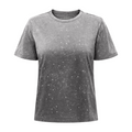 ONLY - T-SHIRT - ZEN 15333339 - ULTIMATE GREY/SILVER RHINESTONES