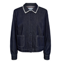 NUMPH - SKJORTE - HAVEN 705097 - DARK BLUE DENIM