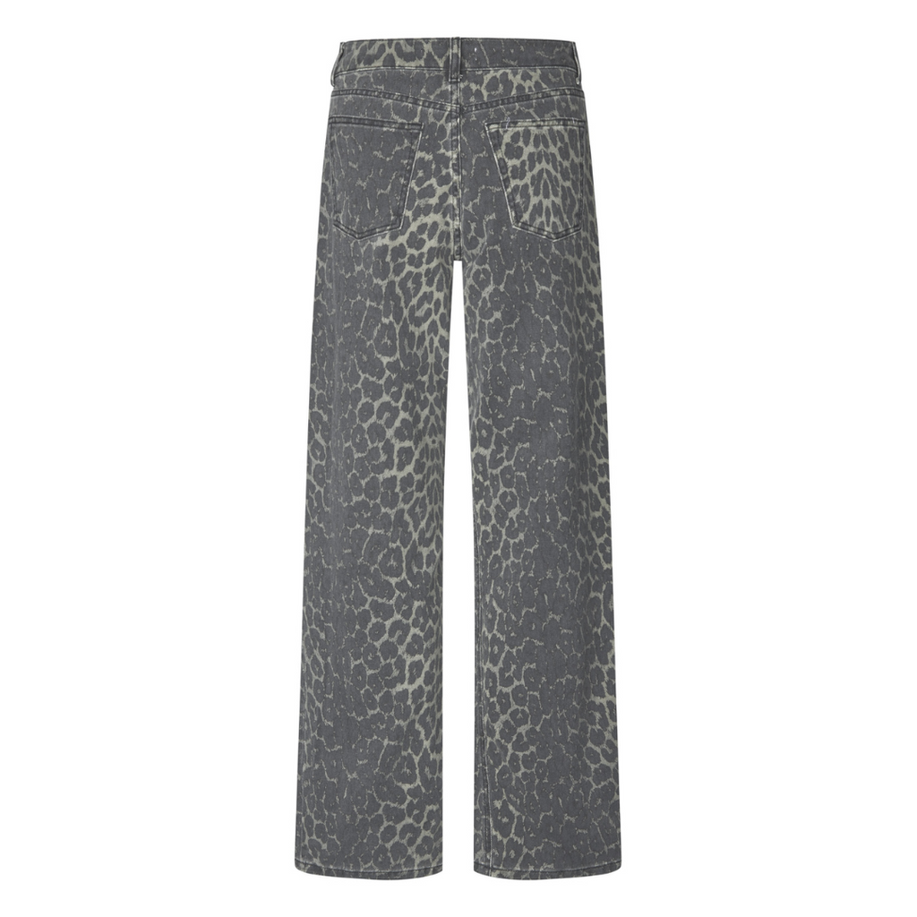 GLOBAL FUNK - JEANS - CADIAN 73249852 - DARK LEOPARD MIST