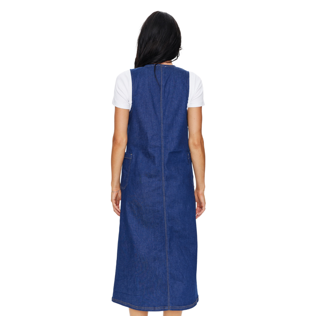 NÜMPH - KJOLE - GIGI 705220 - DARK BLUE DENIM