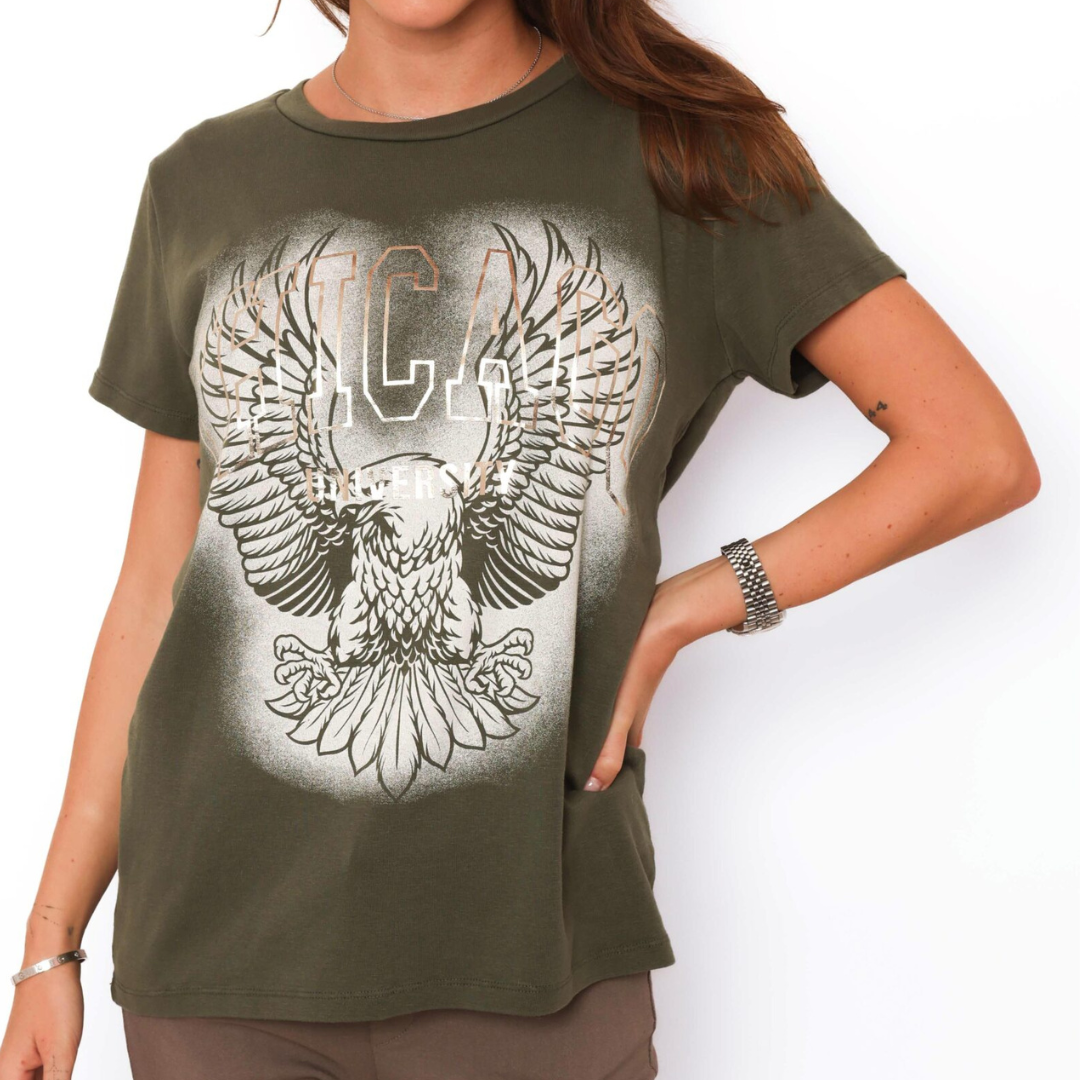 COPENHAGEN LUXE - T-SHIRT - 2711 - ARMY EAGLE