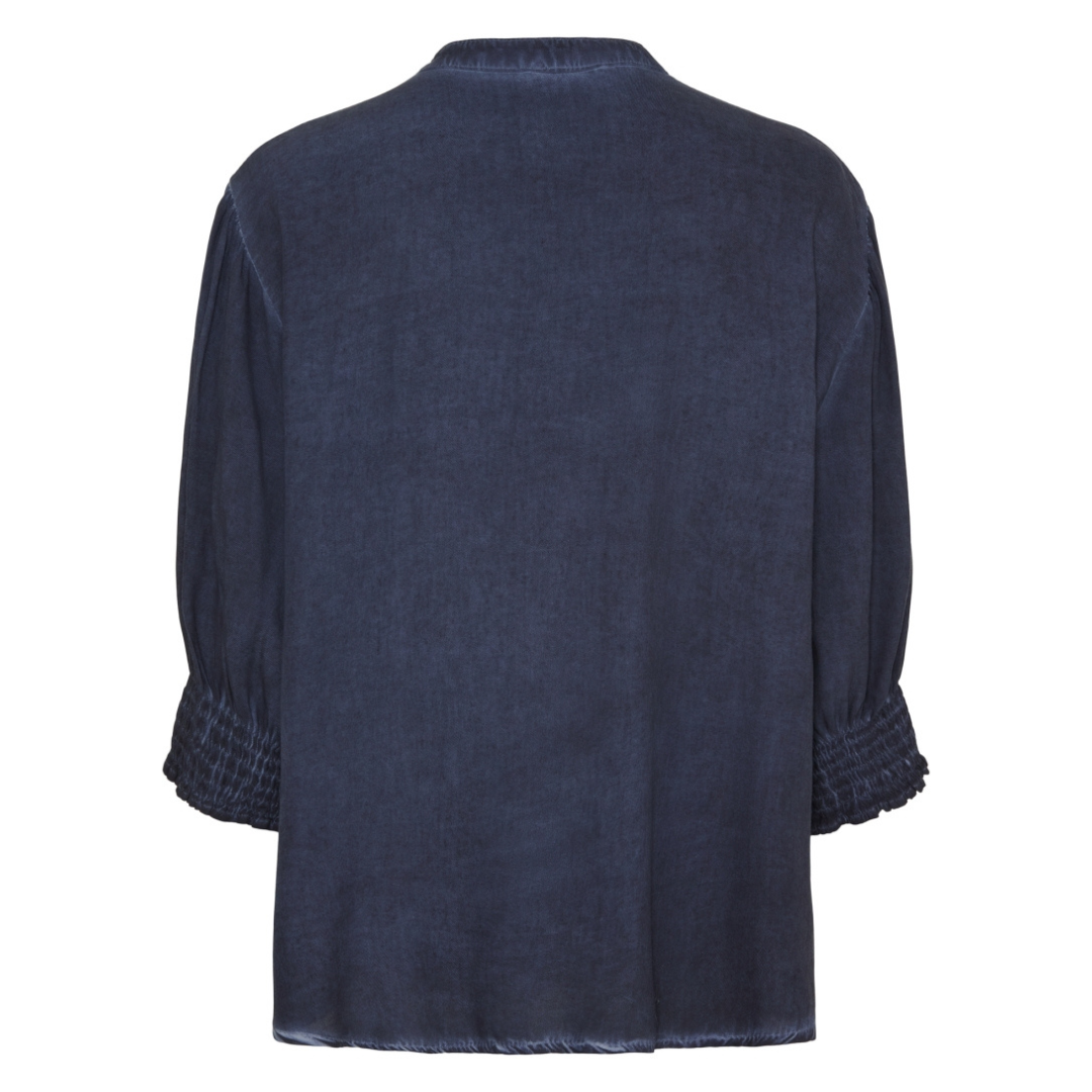 MARTA DU CHATEAU - BLUSE - UNNUR 6317 - BLUE SCURO