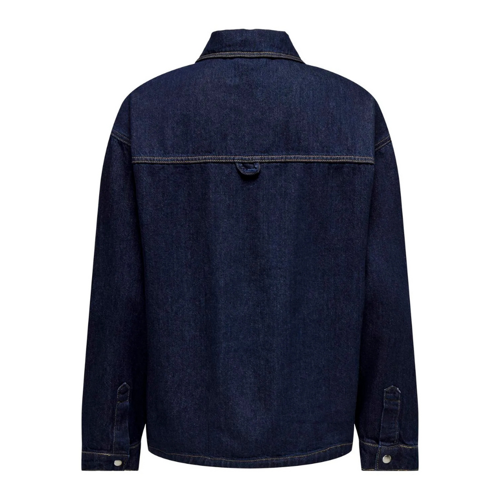 ONLY - SKJORTE - EMMIE 15337147 - DARK BLUE DENIM
